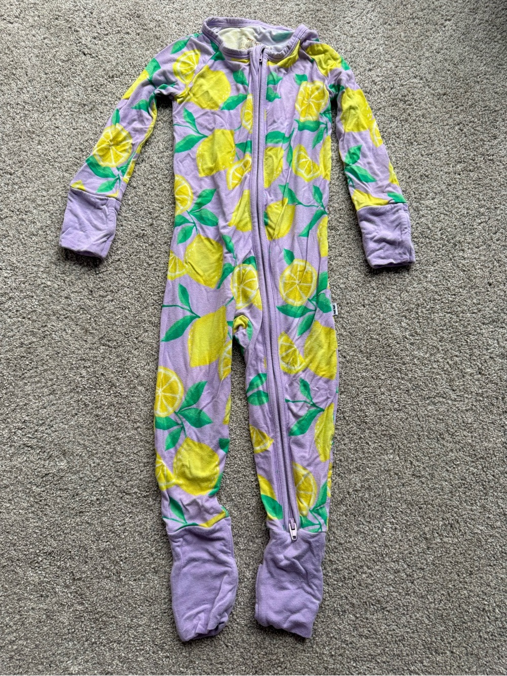 Little Sleepies 6-12 Month Lavender Lemon Zippy